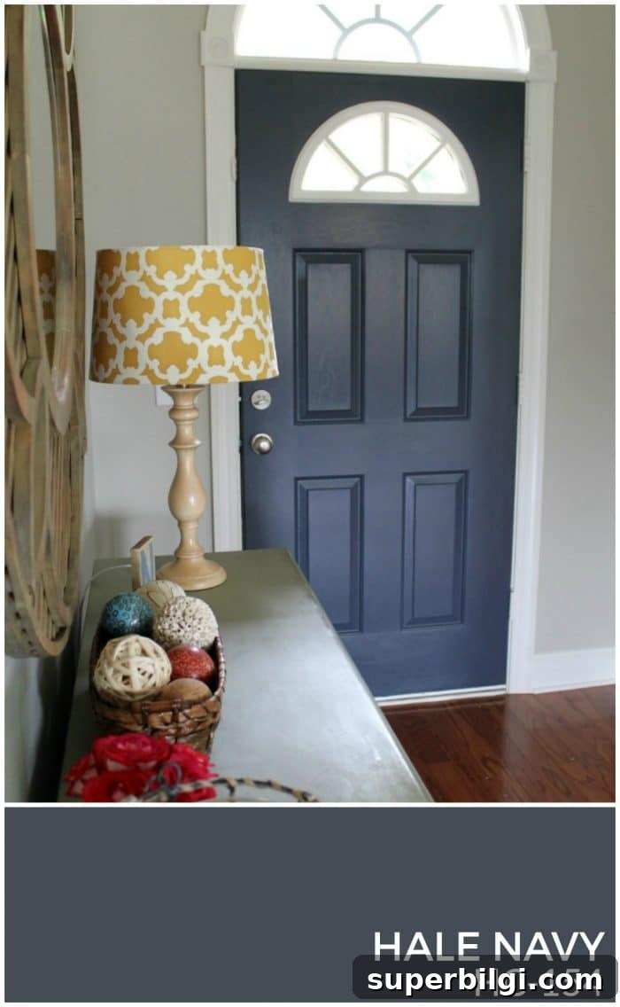 How to Build a Cohesive Color Palette for Your Whole House 9 Hale Navy is a beautiful smokey gray navy that pairs really well with Revere Pewter and Wythe Blue.