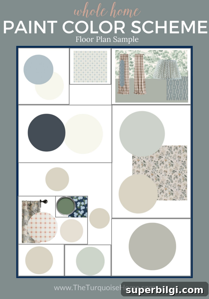 How to Build a Cohesive Color Palette for Your Whole House 10 whole house paint color scheme