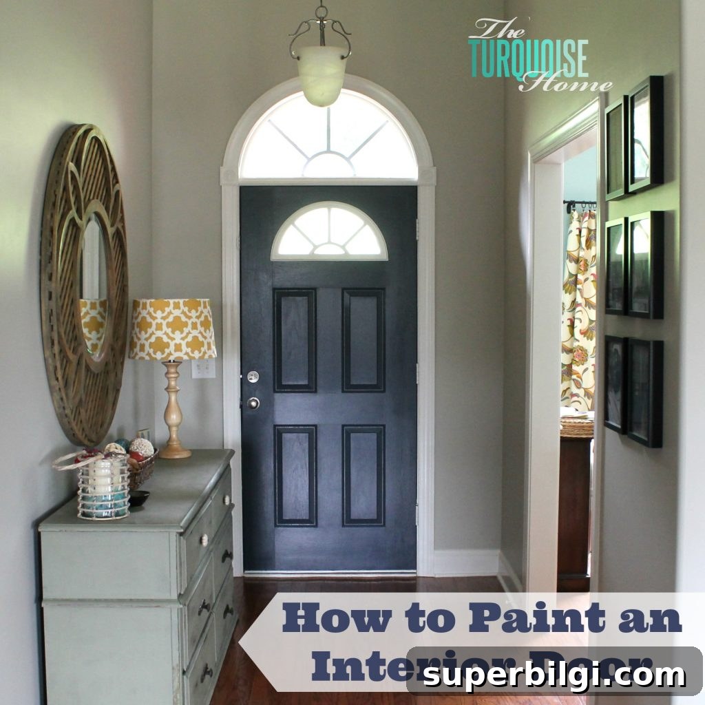 Paint an Interior Door in Hale Navy: Step-by-Step Guide 9 How to paint an interior door