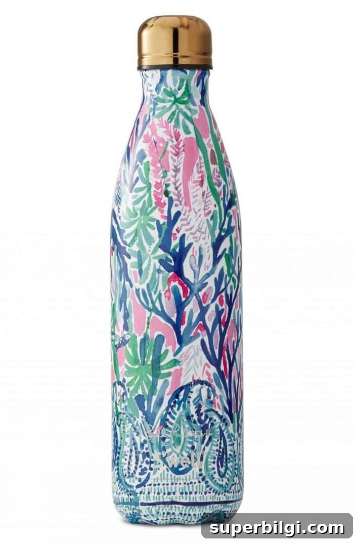 Lilly Pulitzer and Swell Water Bottle | Gorgeous Turquoise Gifts for the Cook!