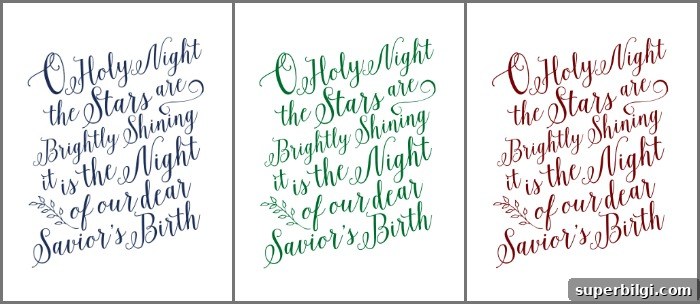 Free Printable O Holy Night Sheet Music and Lyrics 5 O Holy Night printable preview