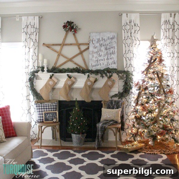 Christmas Decorating Ideas to Transform Your Home 6 Traditional Christmas living room mantel