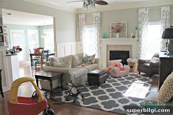 How the 30-Day Less of a Hot Mess Challenge Started 2 My real life living room reveal!