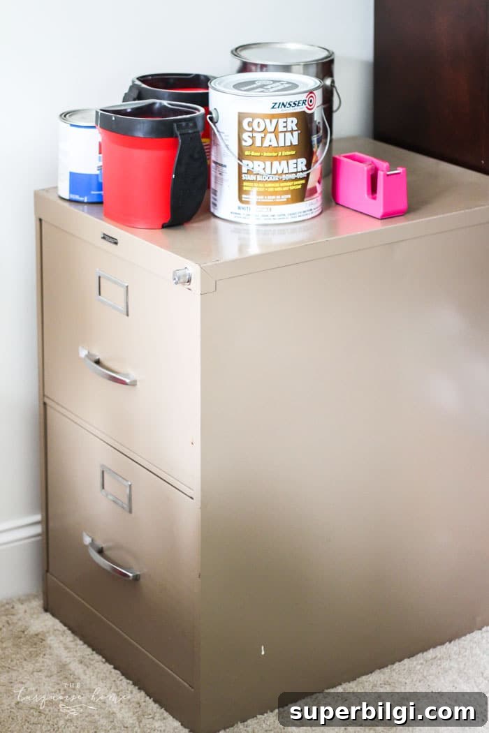 Two Rules That Finally Eliminate Paper Clutter 2 The old cabinet got to go! How to Eliminate Paper Clutter for Good! | 30 days to Less of a Hot Mess