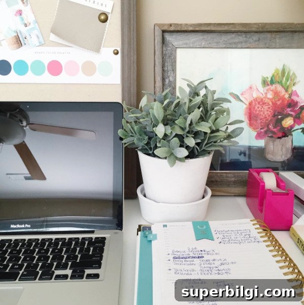 Organize Your Workday: Proven Tips for Peak Productivity 4 How to Give a Farmhouse Fresh Look to your Terra-cotta Pots | TheTurquoiseHome.com