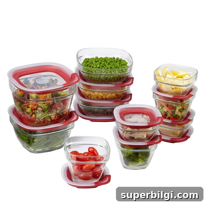 5 Smart Kitchen Organization Tips to Maximize Space 6 Easy Find Lids Glass Food Storage Container | 30 Days to Less of a Hot Mess