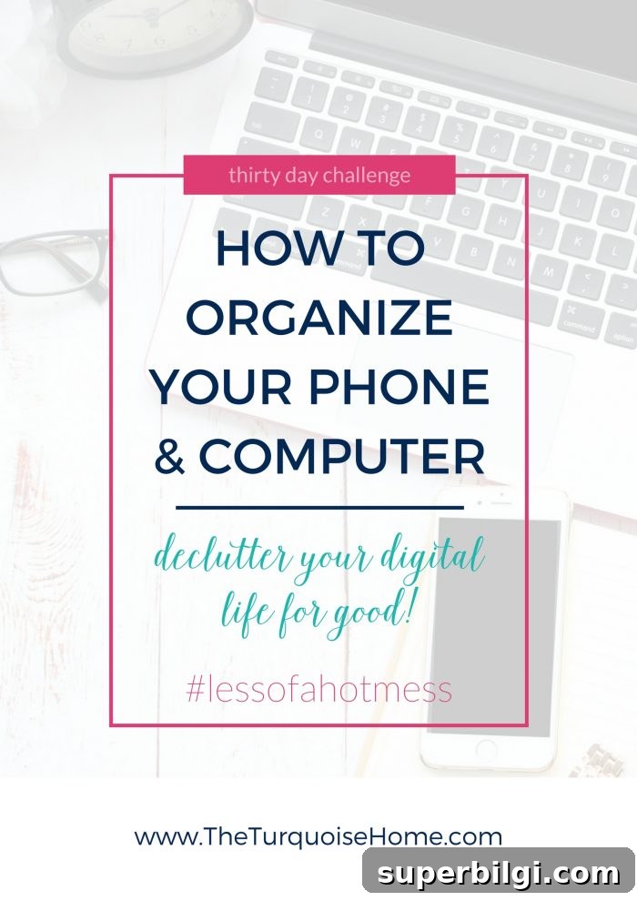Organize Phone and Computer: Declutter Files, Apps, Photos 2 How to Organize your Phone and Computer | declutter your digital life