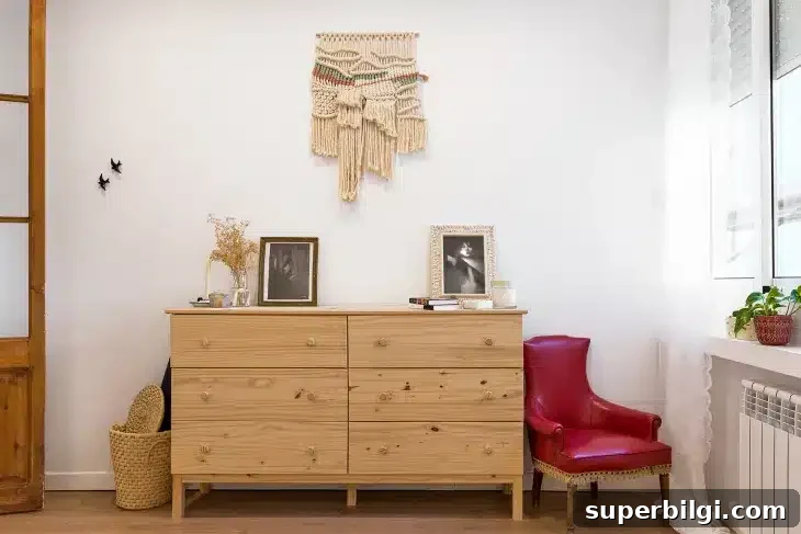 Organize a Home With No Storage: Space-Saving Solutions 7 dresser repurposed as a TV console