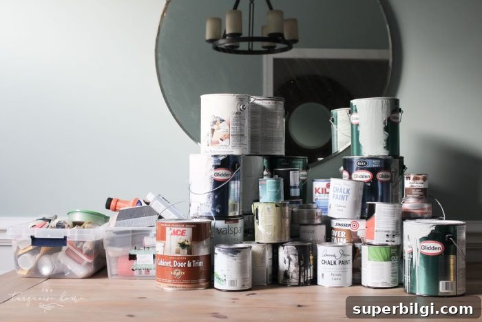 Paint Storage Ideas: Day 29 of 30-Day Declutter Challenge 2 How to Organize and Store your Paint | 30 Days to Less of a Hot Mess Challenge