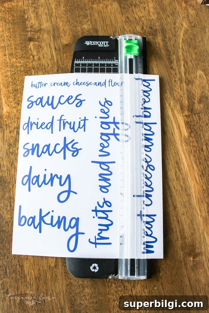 DIY Pantry Labels: Printables and Organization Ideas 8 How to Create Your Own Pantry Labels: a DIY Project | Erasable Labels for Food Storage! | 30 Days to Less of a Hot Mess Challenge