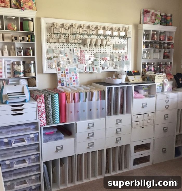 10 Colorful Craft Room Organization Ideas for Inspiring Spaces 10 Craft Room Organization Inspiration from Inspired Paper Crafts