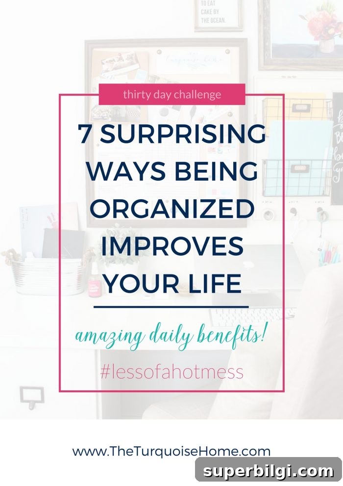 7 Surprising Ways Getting Organized Transforms Your Life 2 7 Surprising Ways Being Organized Improves Your Life | 30 Days to Less of a Hot Mess Challenge