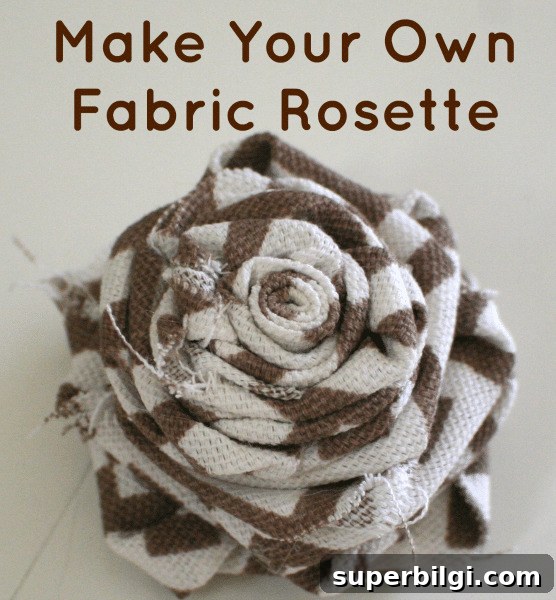 21 No-Sew Fabric Scrap Projects to Make This Weekend 12 DIY Fabric Rosettes