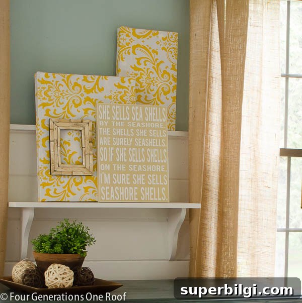 21 No-Sew Fabric Scrap Projects to Make This Weekend 13 Fabric Wall Art
