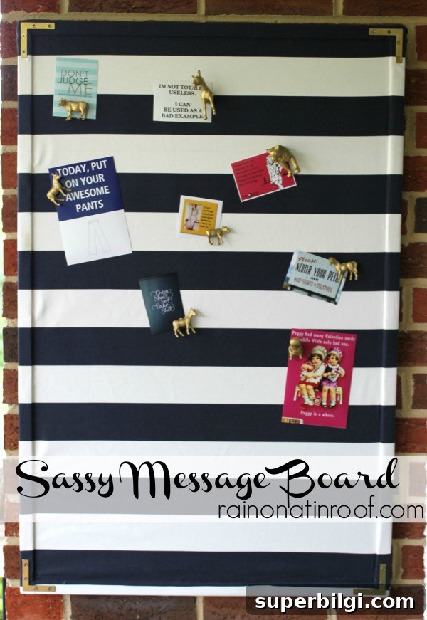 21 No-Sew Fabric Scrap Projects to Make This Weekend 15 Fabric-Covered Message Board