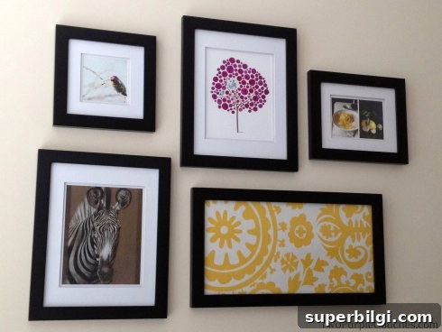 21 No-Sew Fabric Scrap Projects to Make This Weekend 16 Gallery Wall