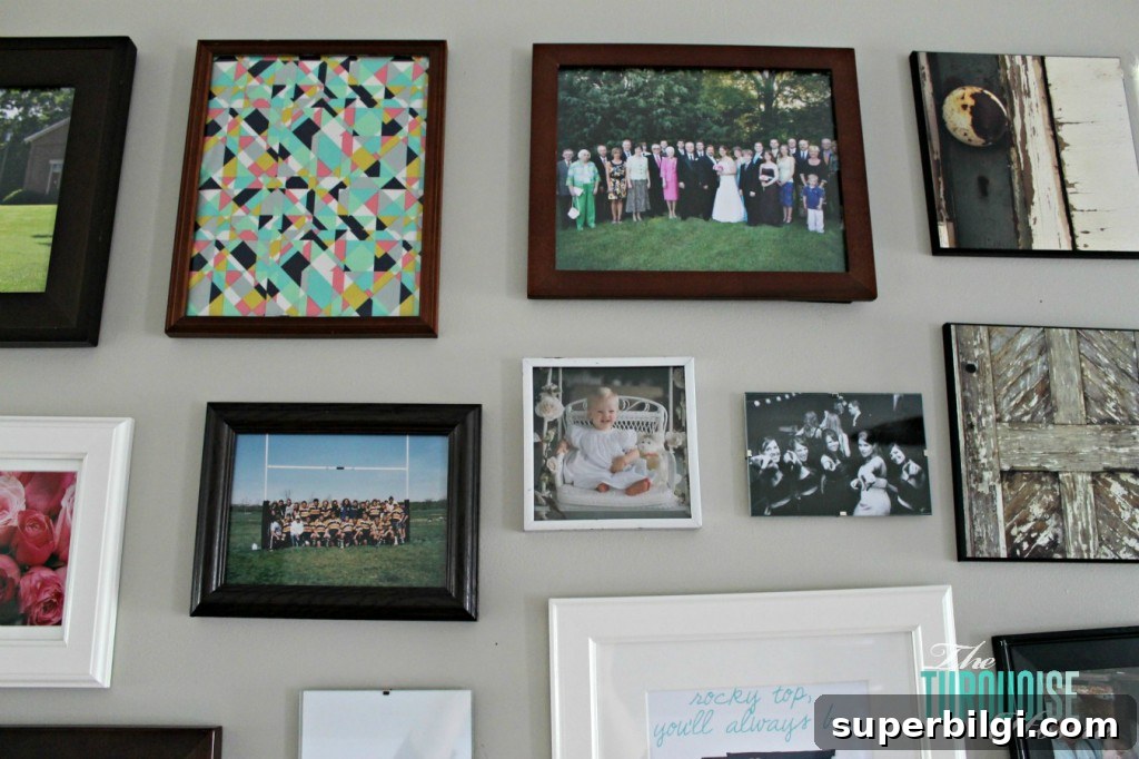21 No-Sew Fabric Scrap Projects to Make This Weekend 7 Add Fabric to a Gallery Wall