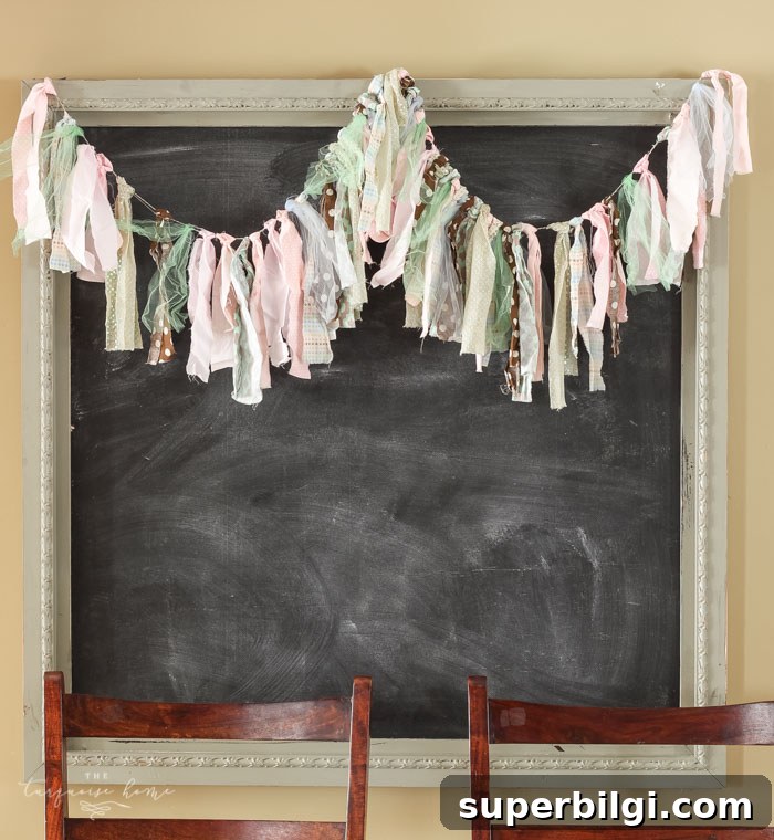 DIY Spring Rag Garland: Charming Step-by-Step Tutorial 2 Seriously, I'm so crunched for time, but this rag garland takes no time at all! LOVE projects like this!