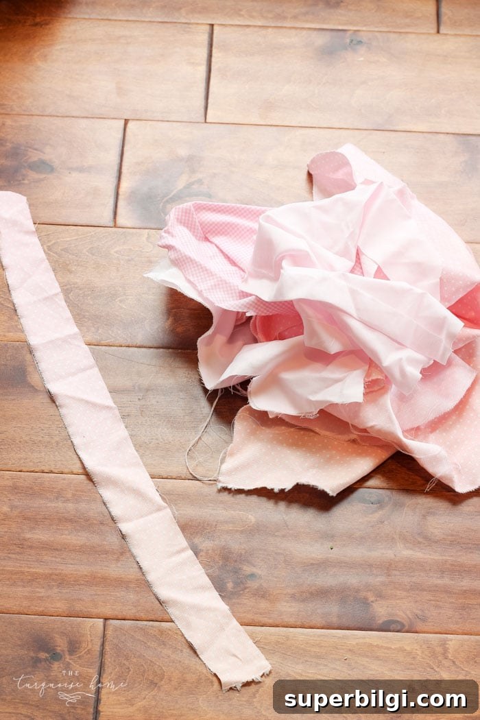 DIY Spring Rag Garland: Charming Step-by-Step Tutorial 3 Seriously, I'm so crunched for time, but this rag garland takes no time at all! LOVE projects like this!