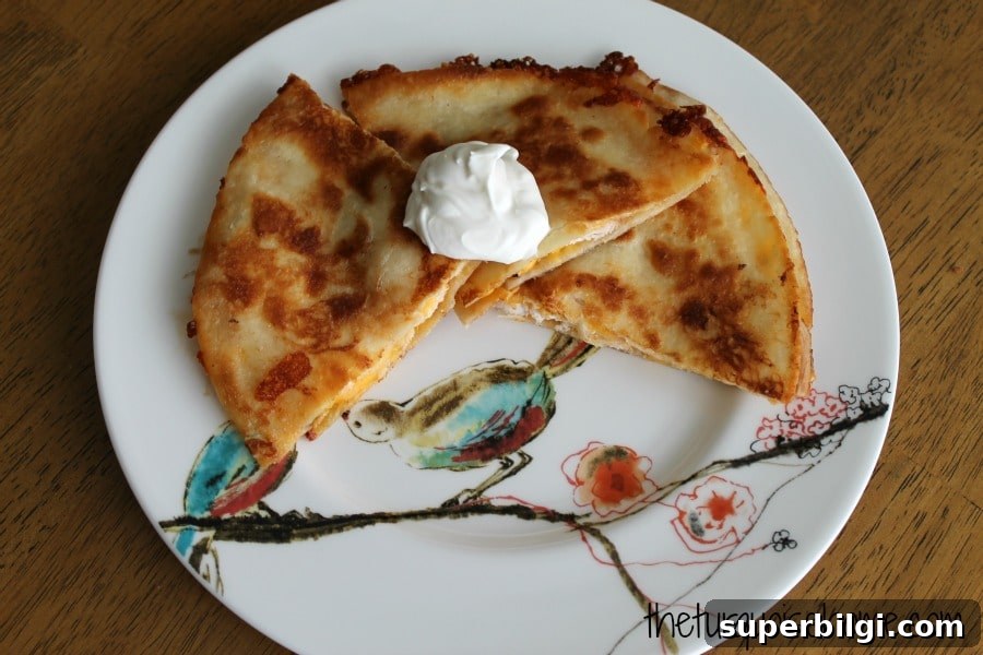 Chicken Quesadilla Recipe Featuring a Secret Ingredient 5 Cooking the quesadilla