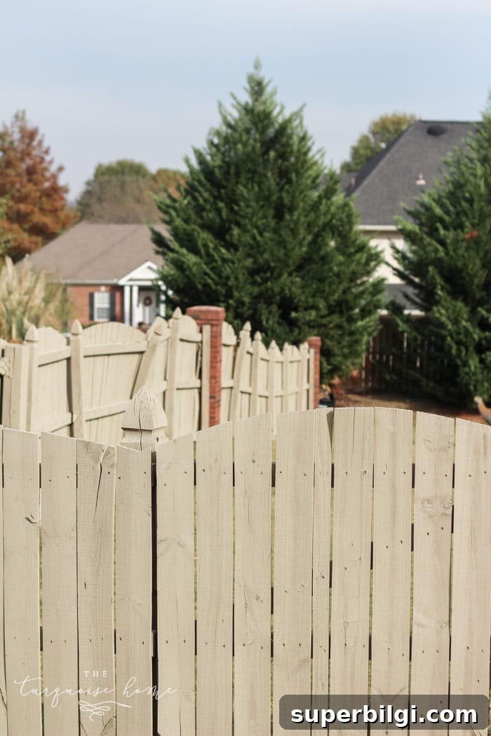 How to Paint a Wooden Fence Quickly: Step-by-Step Guide 13 This inexpensive paint sprayer is awesome!! How to Paint a Wood Fence the Easiest and Fastest Way! Take a minute to CLICK the link and access hundreds of other tutorials, tips and ideas for DIY home projects. This site is a MUST for any DIYer.