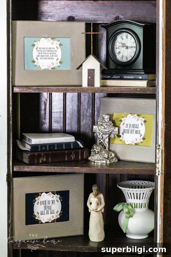 Printable Magnolia Hymn Cards with Dollar Store Frames 2 Magnolia Hymn Cards and Dollar Frames - a super cute, inexpensive way to add some art to your room!