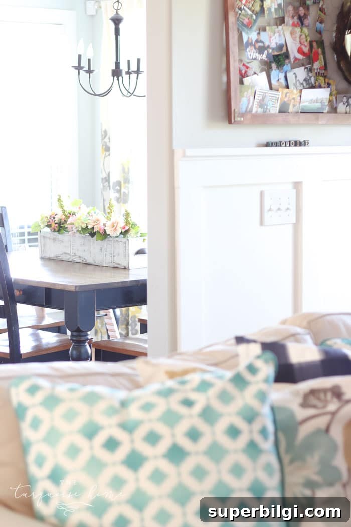 Coastal Summer Mantel Decorating Ideas 8 Simply Beachy Summer Mantel at theturquoisehome.com