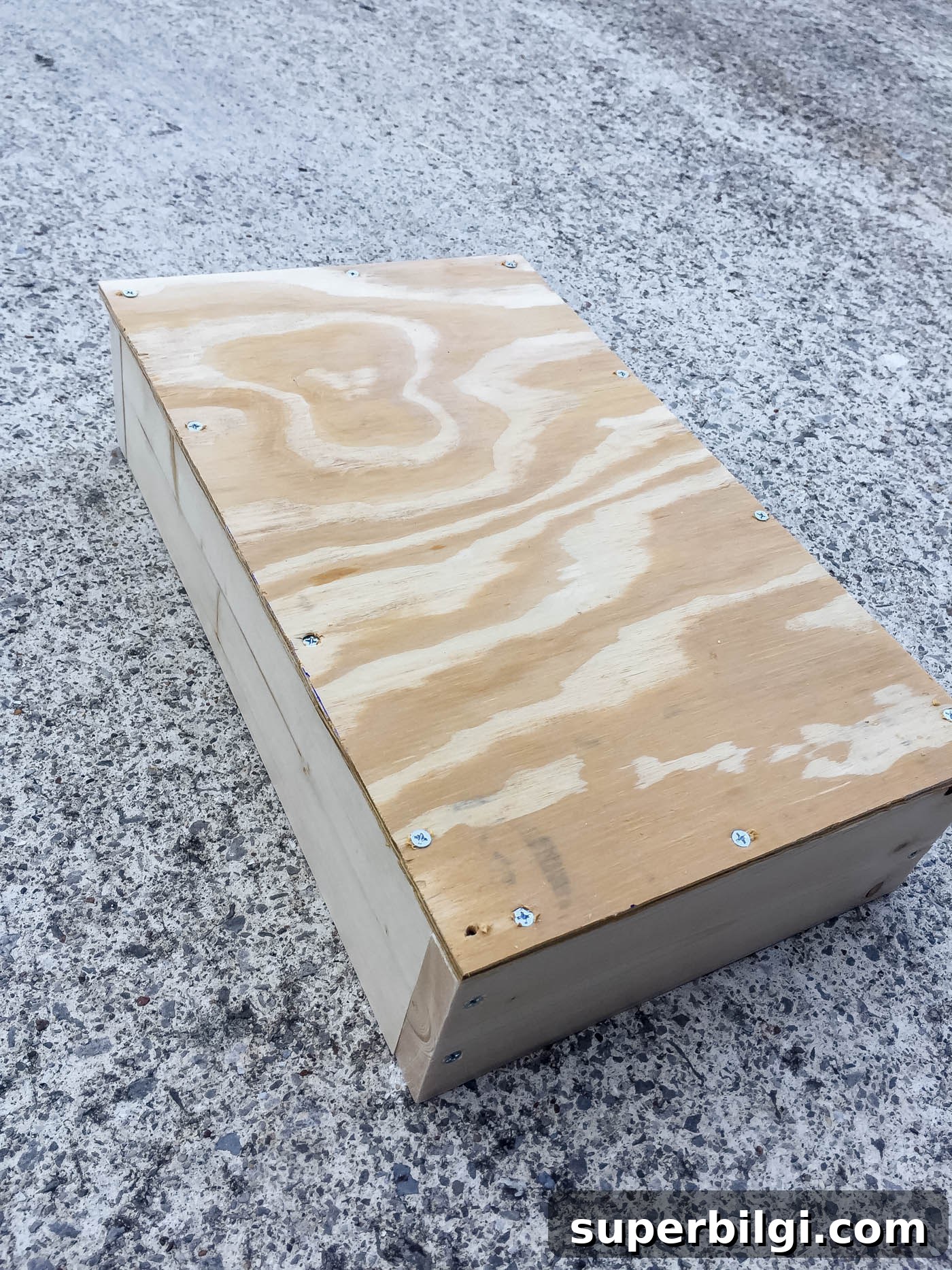 DIY Concrete Tray with Dock Cleat Handles Tutorial 7 pieces for making the form for the DIY concrete tray
