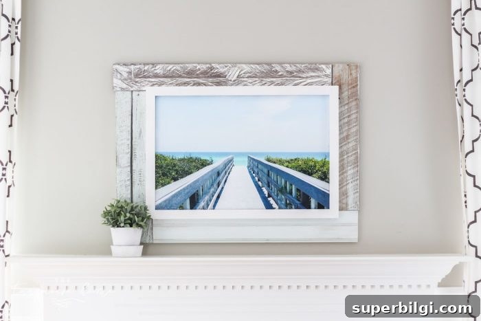 DIY Framed Beach Canvas for Coastal Wall Decor 2 Get this gorgeous beach-inspired DIY framed canvas art with this simple tutorial! READ MORE >>