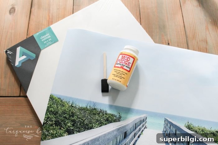 DIY Framed Beach Canvas for Coastal Wall Decor 4 Get this gorgeous beach-inspired DIY framed canvas art with this simple tutorial! READ MORE >>