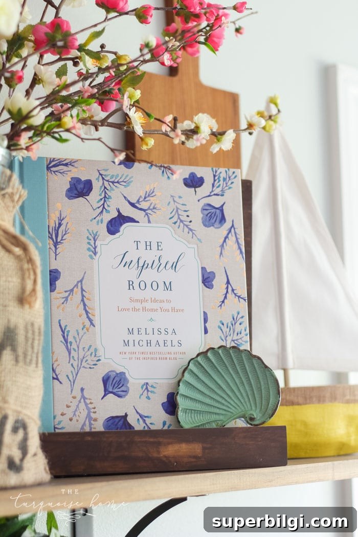 Simply gorgeous navy and turquoise in this summer home tour. Inspiration to create a home you love! | My Summer House