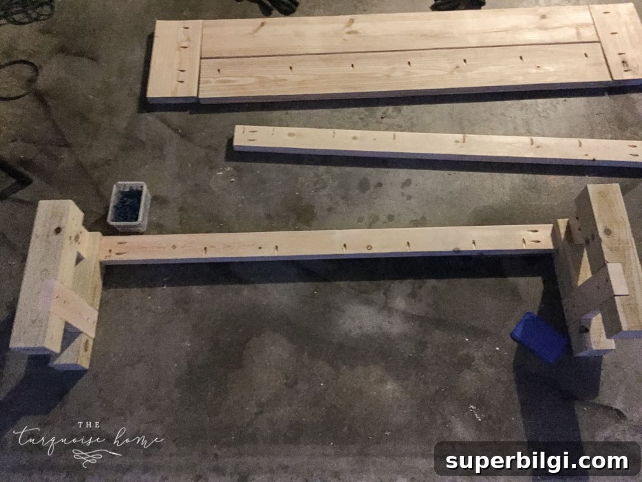 DIY Farmhouse Bench: Build One for Under $40 11 Amazing!! Build this DIY Farmhouse Bench for less than $40!