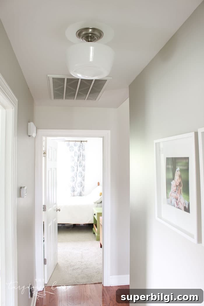 Bring Vintage Charm with Affordable Schoolhouse Lighting 8 Love this quick and easy update! Add old house charm with affordable schoolhouse lighting!