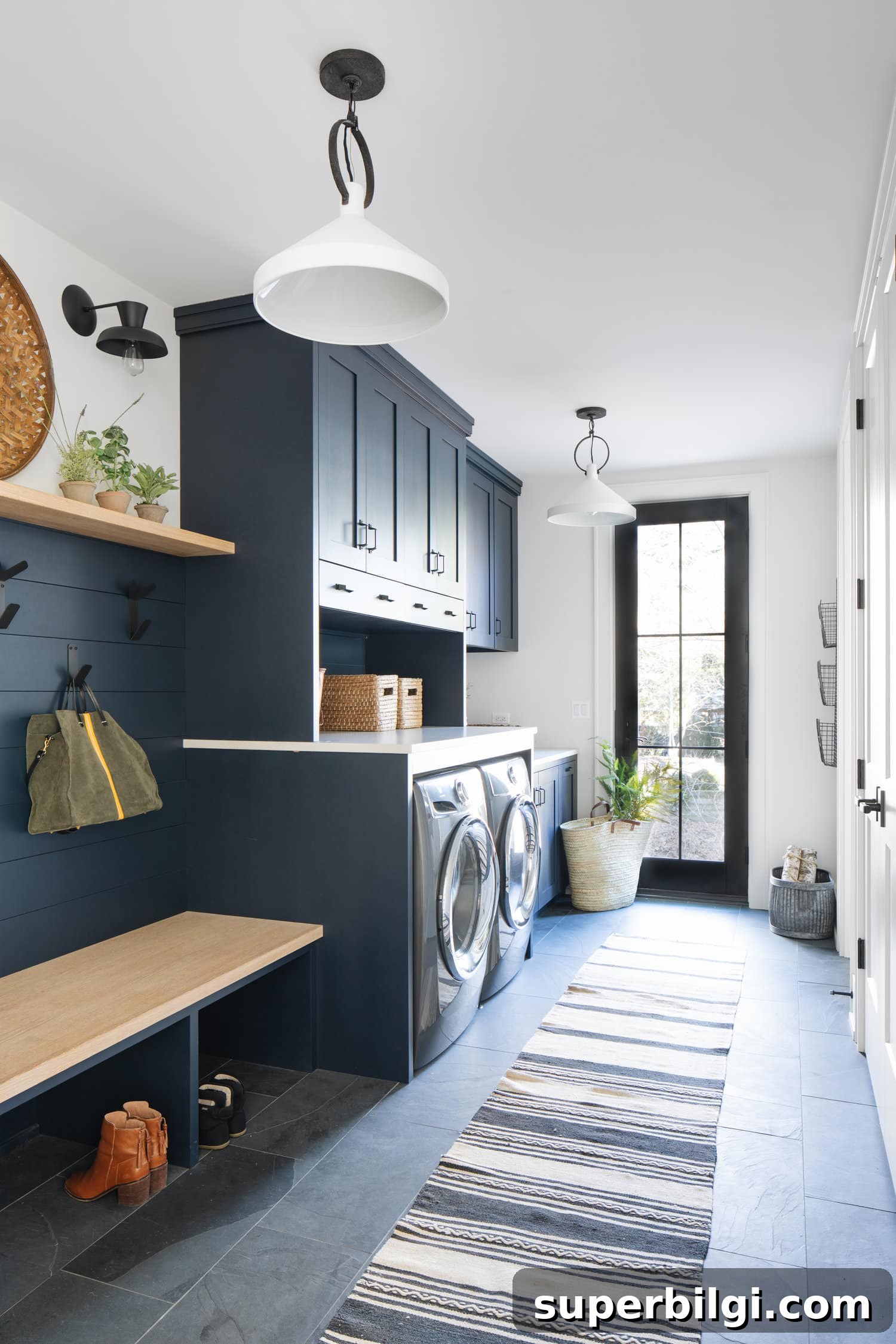 20 Mudroom Ideas for a Stylish, Functional Entryway 9 laundry room mudroom combo