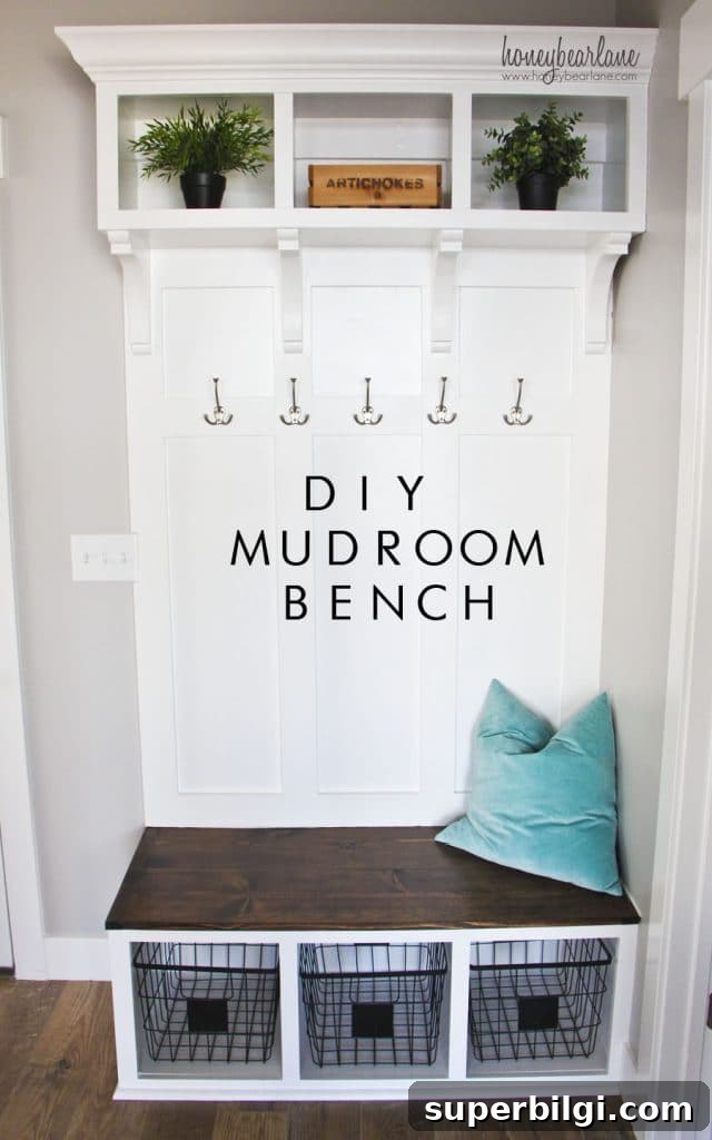 20 Mudroom Ideas for a Stylish, Functional Entryway 20 DIY Mudroom Bench