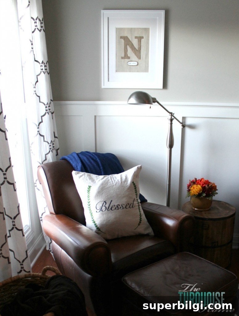 How to Stencil a Drop Cloth Pillow Cover 9 DIY Stenciled Drop Cloth Pillow #diy #dropcloth #silhouette