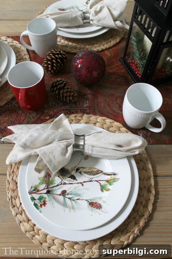 Christmas Home Tour 2013: Pretty in Plaid 30 Christmas Home Tour 2013: Pretty in Plaid - Winter Song by Lenox