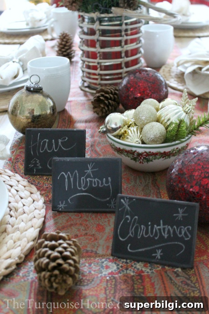 Christmas Home Tour 2013: Pretty in Plaid 33 Christmas Home Tour 2013: Pretty in Plaid - find all the details at TheTurquoiseHome.com