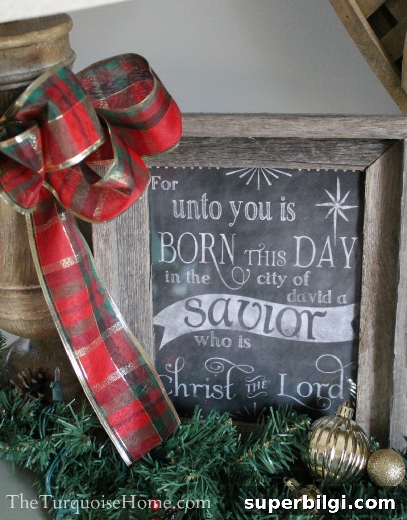 Christmas Home Tour 2013: Pretty in Plaid 7 Christmas Home Tour 2013: Pretty in Plaid