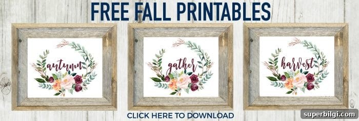 Create a Custom Photo Pillow with Iron On Transfer Paper 11 Download 3 Fall printables to frame and decorate your home - OR make one into a pillow cover!