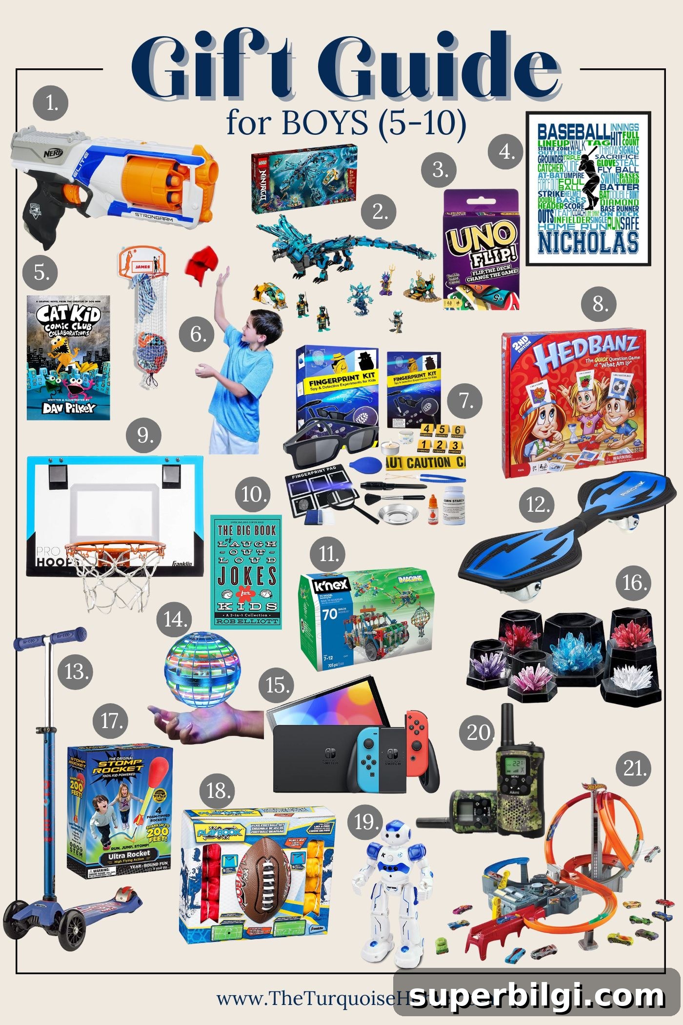 Gift Ideas for Elementary Boys Ages 6-12 2 Assorted kids' gifts