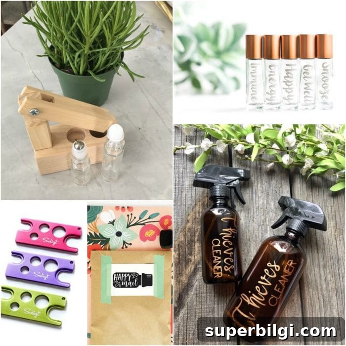 Essential Oil Gift Ideas for Aromatherapy Lovers 7 Oil accessories like roller press and labels