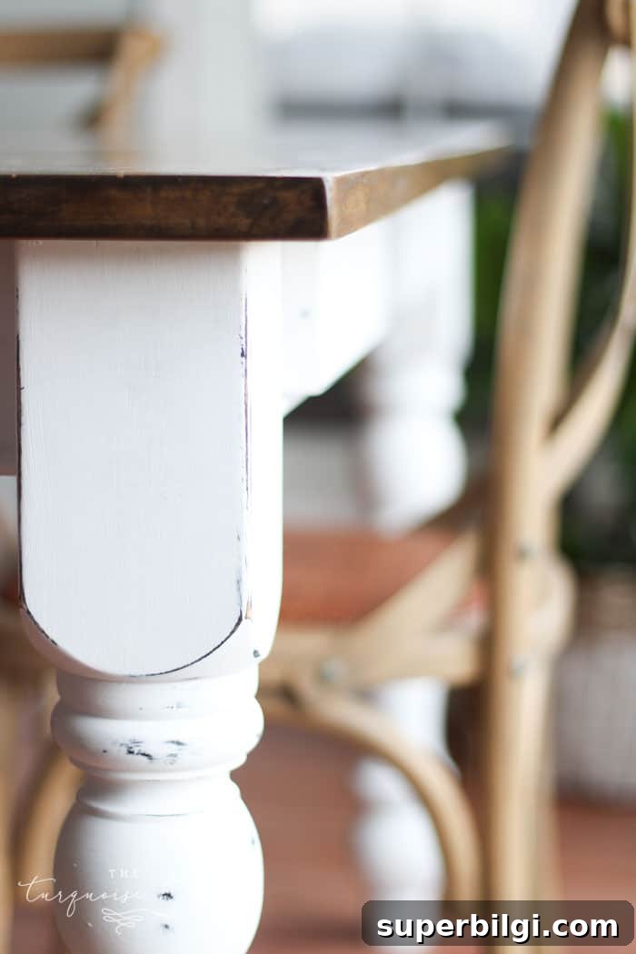 How to Use Annie Sloan Chalk Paint: Step-by-Step Guide 7 Eat-in kitchen project in progress