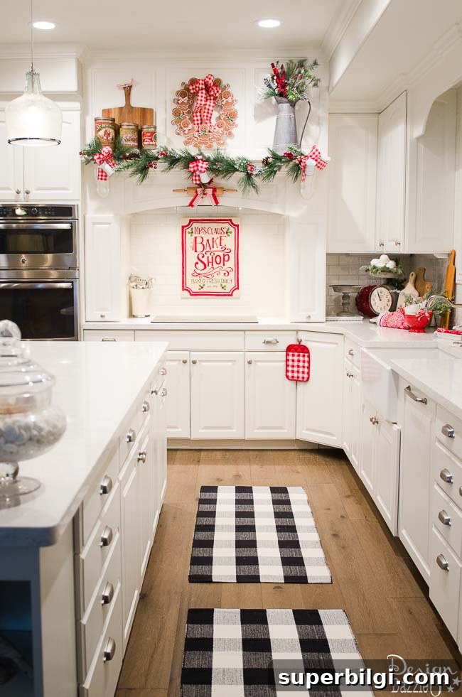 Cozy Farmhouse Christmas Kitchen Decor Ideas 12 Cheery Christmas Kitchen Decor