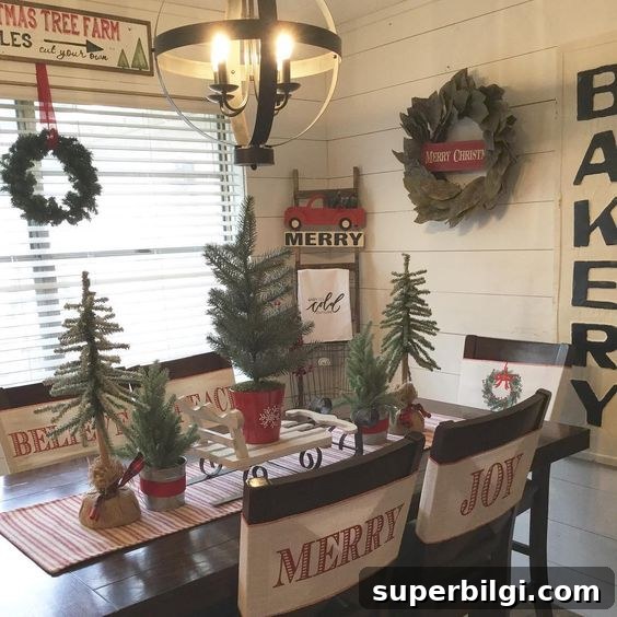 Cozy Farmhouse Christmas Kitchen Decor Ideas 17 Rustic Farmhouse Christmas Decor in Kitchen