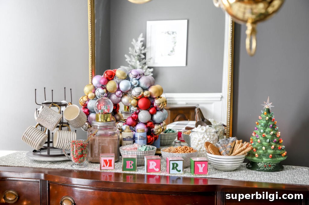 Retro Hot Chocolate Bar