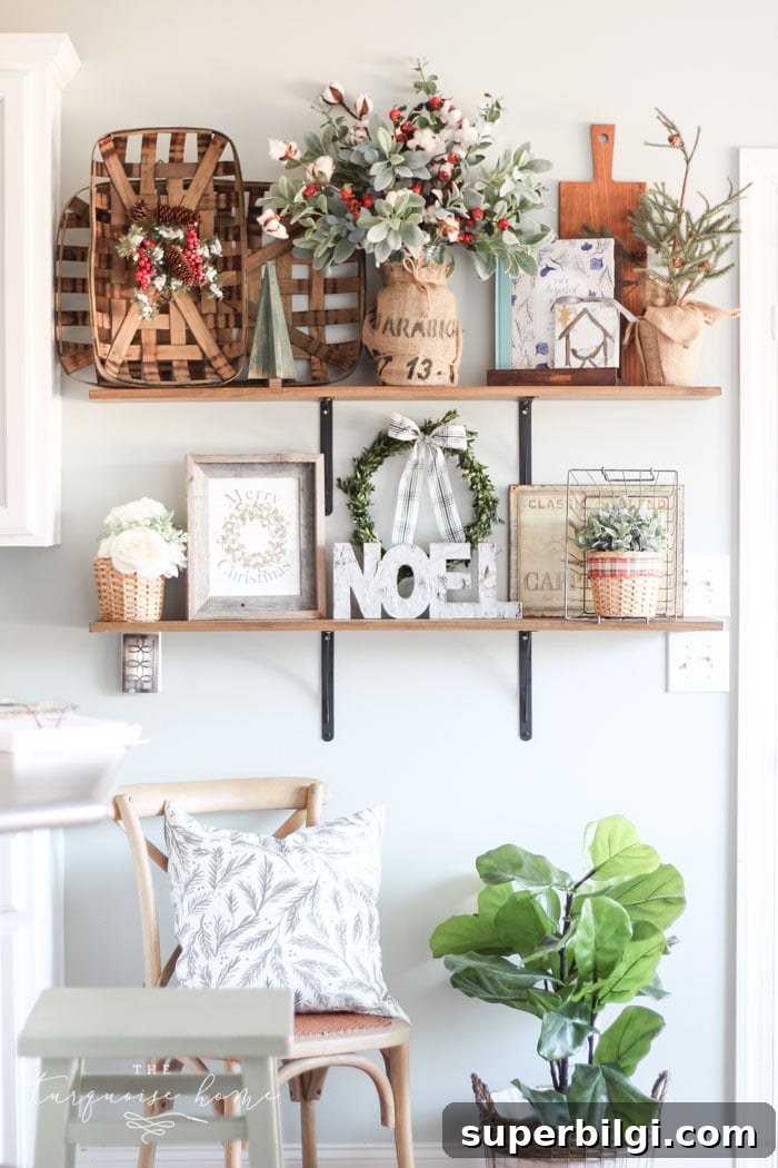 Farmhouse Christmas Kitchen Decorating Ideas 3 Adorable Farmhouse Christmas Kitchen ... and a real life tale of how this blogger balances motherhood and photo shoots. 🤪