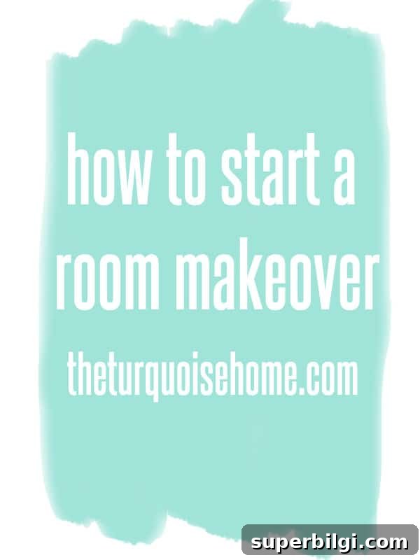 Room Makeover: Plan, Budget, and Redecorate 2 How to Start a Room Makeover | TheTurquoiseHome.com
