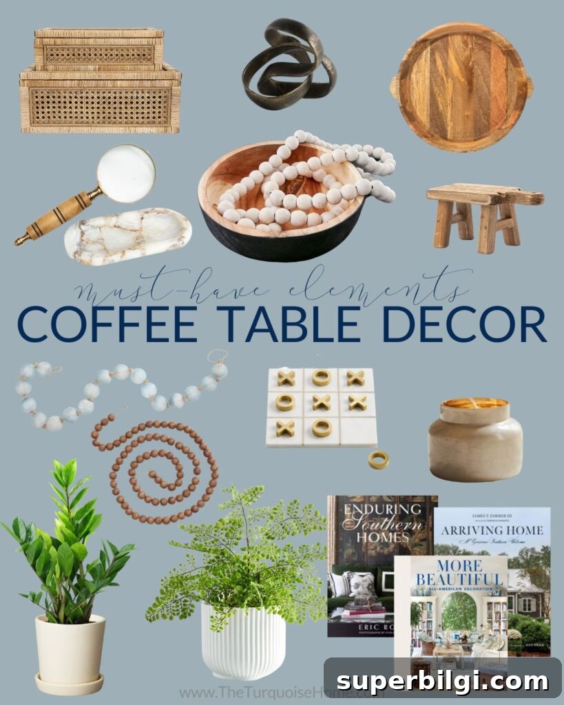 Coffee Table Decor Ideas to Elevate Your Living Room 9 Coffee Table Decor Must-Haves