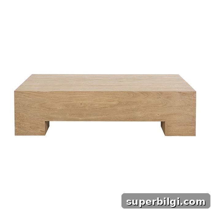 Coffee Table Decor Ideas to Elevate Your Living Room 15 low square wood coffee table